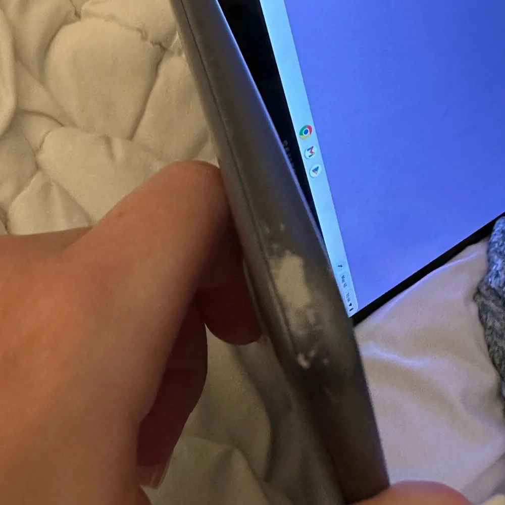 Samsung chrome book laptop, grey